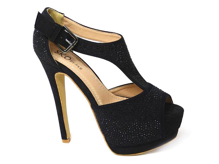 High Heels Buckle Shoes